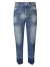 N°21 STRAIGHT BUTTONED JEANS