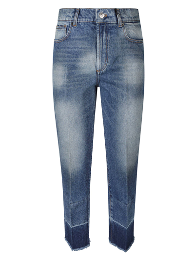 N°21 Straight Buttoned Jeans In Indigo