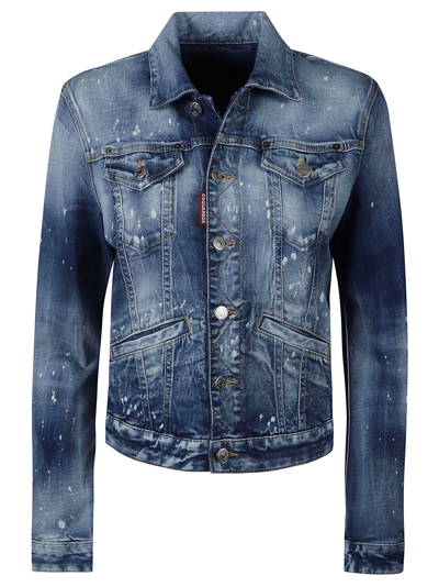 Dsquared2 Boyfriend Jean Jacket In Denim