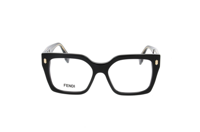 Fendi Square Frame Glasses In 001