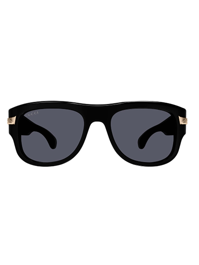 Gucci Gg1517s Sunglasses In 001 Black Black Grey