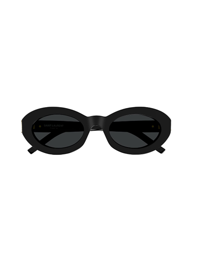 Saint Laurent Sl M136 Sunglasses In 001 Black Black Black