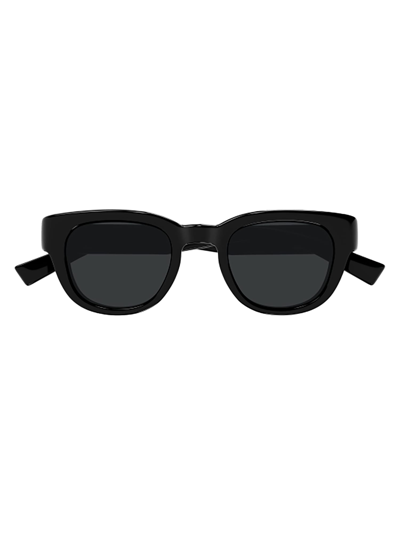 Saint Laurent Sl 675 Sunglasses In Black Black Black