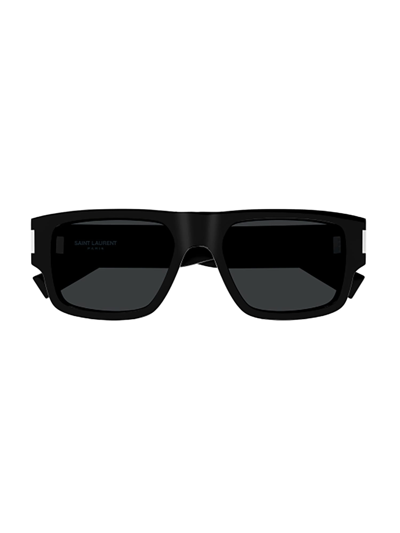 Saint Laurent Sl 659 Sunglasses In 001 Black Crystal Black