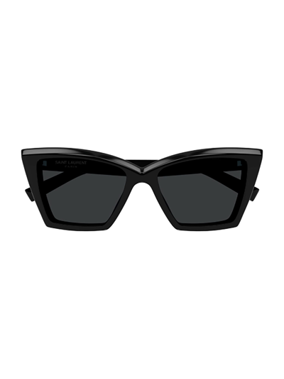 Saint Laurent Sl 657 Sunglasses In 001 Black Black Black