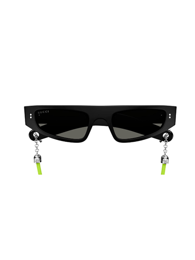 Gucci Gg1634s Black Sunglasses In 006 Black Black Grey