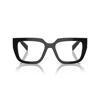 Prada 51mm Cat Eye Optical Glasses In 16k1o1