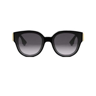 Fendi Eyewear Panthos Frame Sunglasses In 01b