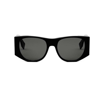 Fendi Rectangle Frame Sunglasses In 01a