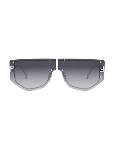 Fendi Eyewear Shield Frame Sunglasses In 16b