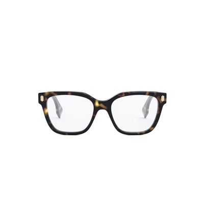 Fendi Rectangle Frame Glasses In 052