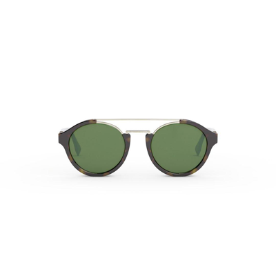 Fendi Eyewear Round Frame Sunglasses In 52n