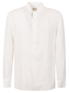 TAGLIATORE EMBROIDERED DETAIL LONG-SLEEVED SHIRT