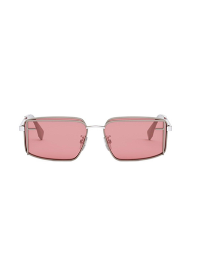 Fendi Eyewear Rectangular Frame Sunglasses In 39e