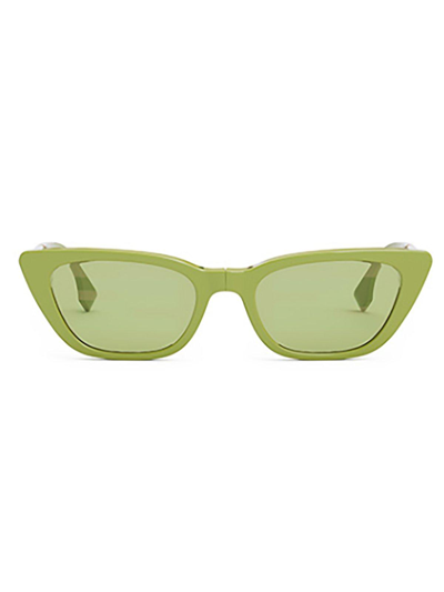 Fendi Cat-eye Frame Sunglasses In 39l