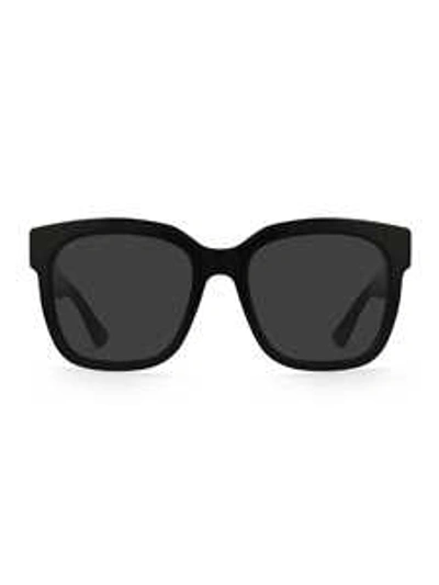 Gucci Gg0034sn Sunglasses In 001 Black Black Grey