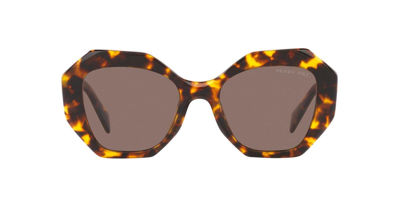 Prada Eyewear Geometric Frame Sunglasses In Vau05c