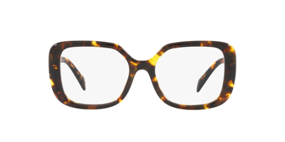 Prada Square Frame Glasses In Vau1o1