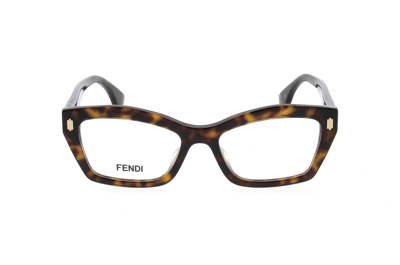 Fendi Square Frame Glasses In 052