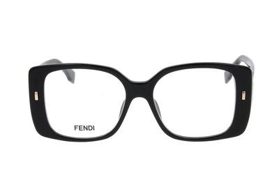 Fendi Square Frame Glasses In 001