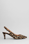 VIA ROMA 15 PUMPS IN ANIMALIER PONY SKIN