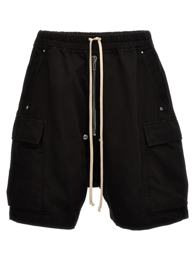 Drkshdw Cargobela Bermuda Shorts In Black