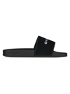 Givenchy Slide Flat Sandal Shoes In Black