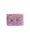 Balenciaga Women's Le Cagole Mini Wallet With Leopard Print In Pink