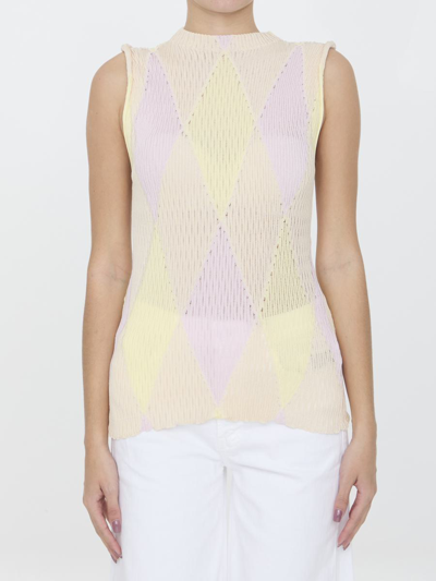 BURBERRY ARGYLE TOP