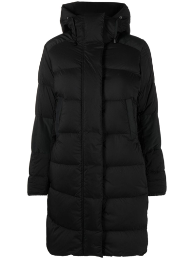 Canada Goose Black Alliston Hooded Quilted Jacket