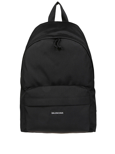 Balenciaga Backpack With Logo In Black