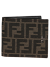 Fendi Ff Jacquard Bi-fold Wallet