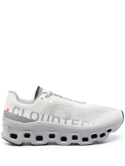 On Running Cloudmonster Running Trainers In Grey