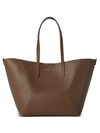 BRUNELLO CUCINELLI LEATHER SHOPPING BAG
