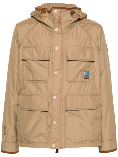 Moncler Rutor Field Jacket Beige In Neutrals