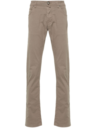 Jacob Cohen Nick Slim-cut Trousers In Grey