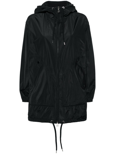 Moncler Melia Nylon Jacket In Black