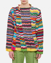 Comme Des Garçons Multicolor Patchwork Sweater In Multicolor