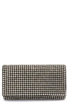 Olga Berg Mariana Crystal Clutch In Black