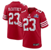 Nike Christian Mccaffrey San Francisco 49ers Super Bowl Lviii  Men's Nfl Game Jersey In Red