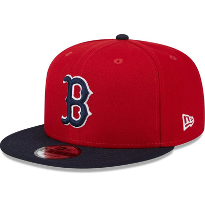 New Era Red Boston Red Sox 2024 Batting Practice 9fifty Snapback Hat