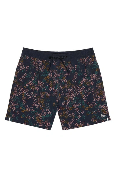 Billabong Good Times Layback Swim Trunks In Navy