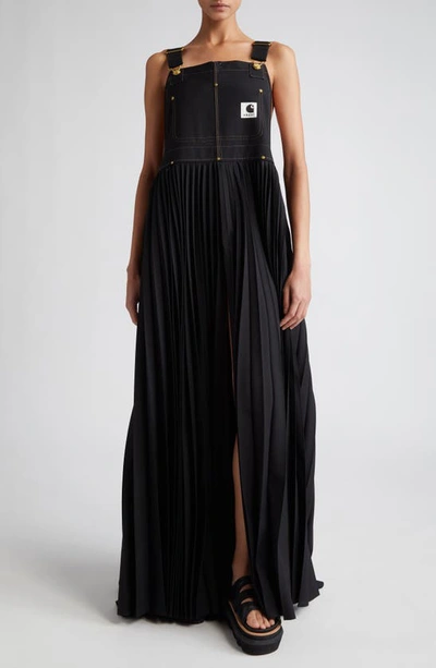 Sacai Carhartt Wip Suiting Bonding Dress In Black | ModeSens Sacai Carhartt Wip Suiting Bonding Dress In Black | ModeSens