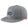 NIKE NIKE GRAY FLORIDA GATORS USA SIDE PATCH TRUE AEROBILL PERFORMANCE FITTED HAT