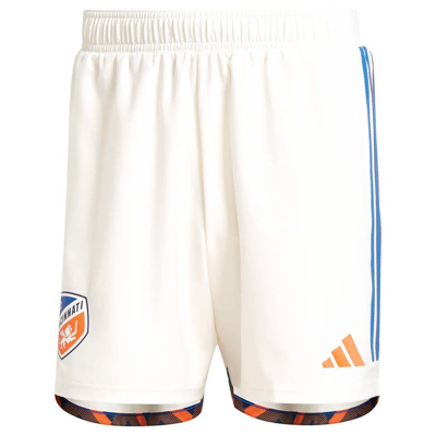 Adidas Originals Adidas White Fc Cincinnati 2024 Away Aeroready Authentic Shorts
