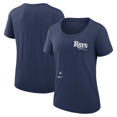 Nike Navy Tampa Bay Rays Authentic Collection Performance Scoop Neck T-shirt