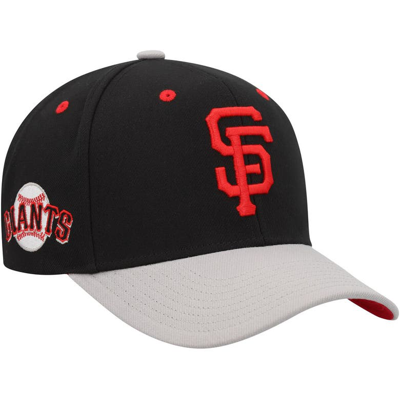 Mitchell & Ness Men's  Black San Francisco Giants Bred Pro Adjustable Hat