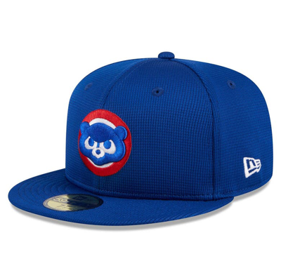 New Era Royal Chicago Cubs 2024 Batting Practice 59fifty Fitted Hat