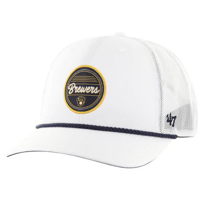 47 ' White Milwaukee Brewers Fairway Trucker Adjustable Hat