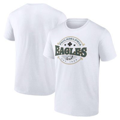 Fanatics Branded White Philadelphia Eagles Celtic T-shirt